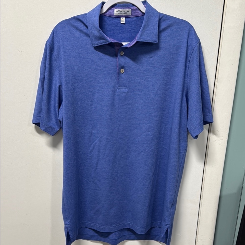 Peter Millar Summer Comfort Men's Blue Polo Shirt